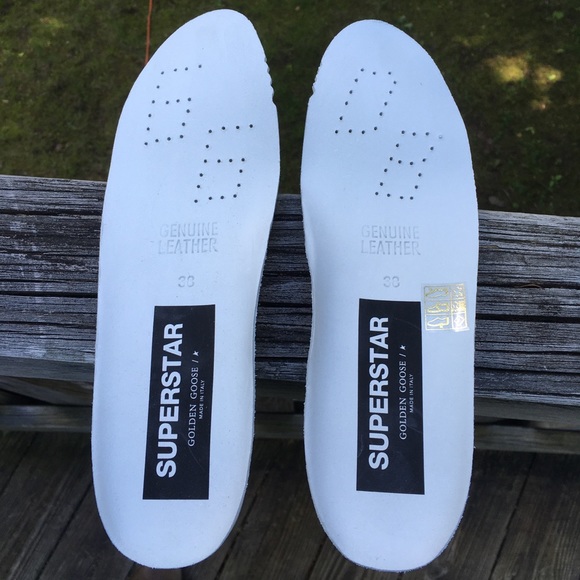 Golden Goose Superstar White/Gold/Leopard 38 NIB - Picture 5 of 10